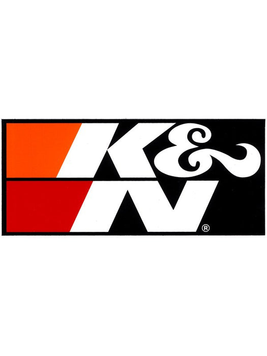 K&N Engineering 89-16182-1 Decal; Contingency Air Filter, K&N W/Blk Back; 22.9x10.1 cm Decal/Sticker 89-16182-1 K&N - Micks Gone Bush