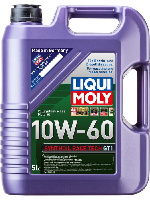 Liqui Moly Synthoil Race Tech GT1 10W-60 5L 8909 Liqui Moly - Micks Gone Bush
