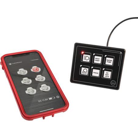 Drivetech 4X4 6-WAY Touch Switch Panel With Bluetooth Control DT-SWP06 SWITCH DRIVETECH 4X4 - Micks Gone Bush