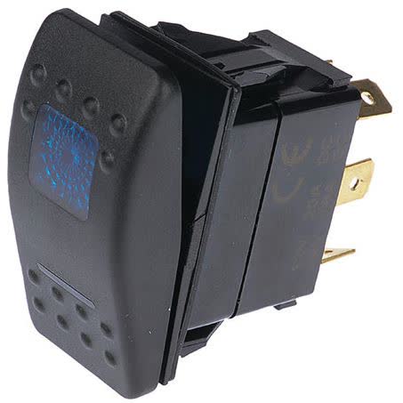 OEX Carling Style Rocker Switch On/off Spst Blue Illumination 20A 12/24V ACX1975BL SWITCH OEX - Micks Gone Bush