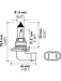 Osram Hb4 Halogen Globe 12V 51W P22D Base [ref Narva 48006N] Pack of 1 9006 Osram - Micks Gone Bush