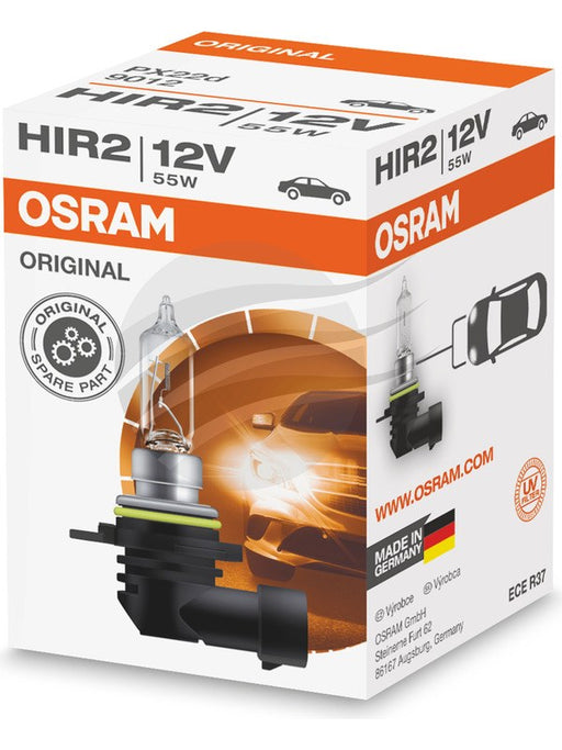 Osram Pkt 1 Hir2 Halogen Globe 12V 55W Px22D Base 9012 Osram - Micks Gone Bush