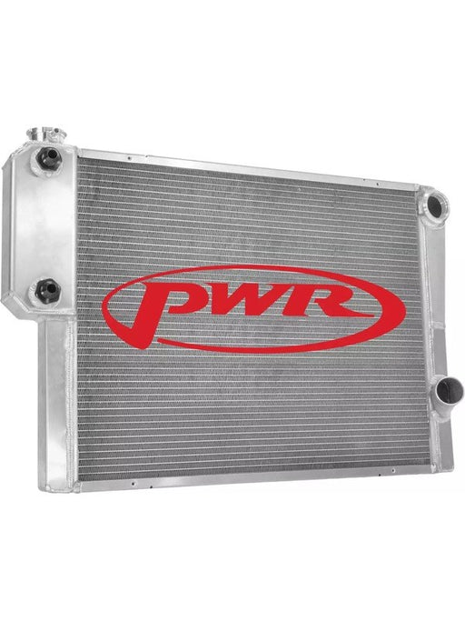 PWR North America Radiator 19 x 28 Double Pass w/Exchanger Open 905-28191 PWR - Micks Gone Bush