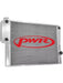 PWR North America Radiator 19 x 28 Double Pass w/Exchanger Open 905-28191 PWR - Micks Gone Bush