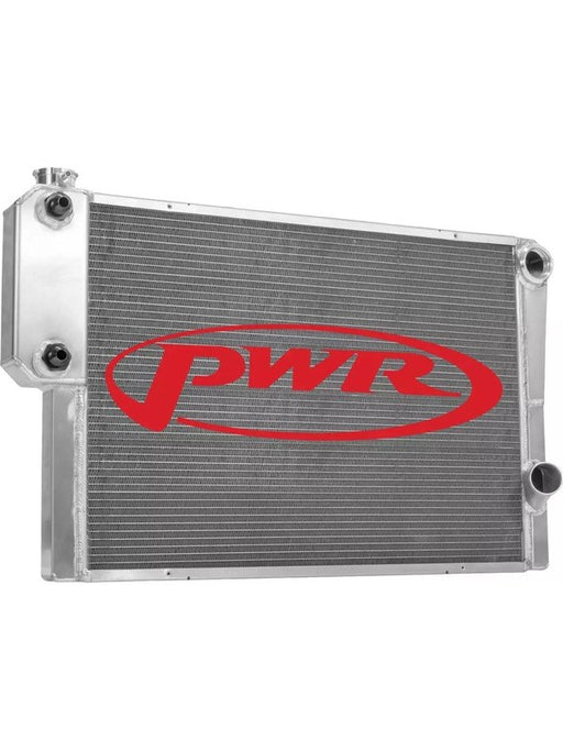 PWR North America Radiator 19 x 30 Double Pass w/Exchanger Open 905-30191 PWR - Micks Gone Bush