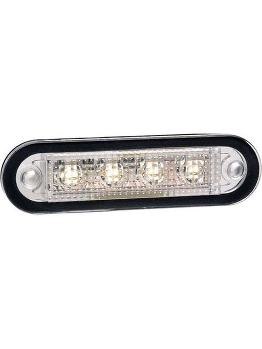 Narva 10-30V LED Front End Outline Marker Lamp White With 0.5M Cable 90810 Narva - Micks Gone Bush