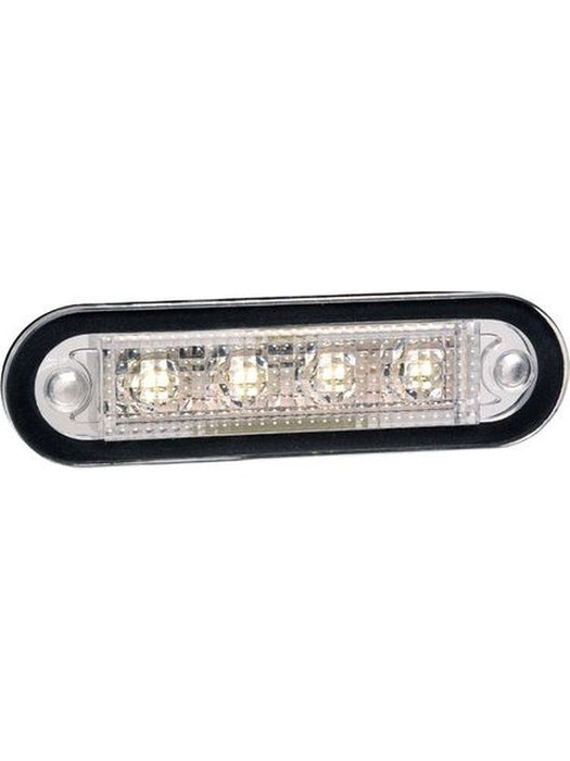 Narva 10-30V LED Front End Outline Marker Lamp White With 0.5M Cable 90810 Narva - Micks Gone Bush