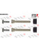 Valeo FTE Brake Caliper Guide Sleeve 9334277 Brake Caliper Bolts and Pins Valeo - Micks Gone Bush