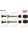 Valeo FTE Brake Caliper Guide Sleeve 9334292 Brake Caliper Bolts and Pins Valeo - Micks Gone Bush