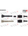 Valeo FTE Brake Caliper Guide Sleeve 9334309 Brake Caliper Bolts and Pins Valeo - Micks Gone Bush
