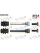 Valeo FTE Brake Caliper Guide Sleeve 9334321 Brake Caliper Bolts and Pins Valeo - Micks Gone Bush