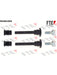 Valeo FTE Brake Caliper Guide Sleeve 9334351 Brake Caliper Bolts and Pins Valeo - Micks Gone Bush