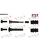 Valeo FTE Brake Caliper Guide Sleeve 9334373 Brake Caliper Bolts and Pins Valeo - Micks Gone Bush