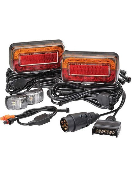 Narva Model 37 12V LED 'Plug & Play' Trailer Lamp Kit Submersible 12V 93750BL2 Narva - Micks Gone Bush