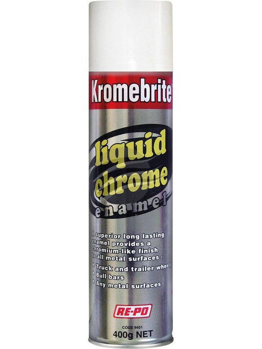 CRC 9401 Re-Po Kromebrite Liquid Chrome Enamel 400Gm Aerosol 9401 CRC - Micks Gone Bush