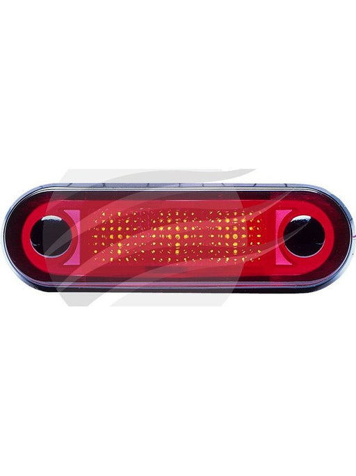 Hella Red Courtesy Lamp 12V Narrow Rim Surface Mount 130mm Cable Red 95951031 Hella - Micks Gone Bush