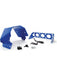 TCI Automatic Transmission Shield SFI 4.1 Aluminum Blue Powder Coat TH 975005 TCI Automotive - Micks Gone Bush