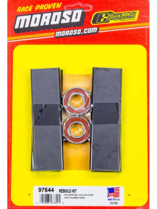 Moroso Vacuum Pump Service Kit Bearings / Vanes 4-Vane Moroso Style Pum 97644 Moroso - Micks Gone Bush