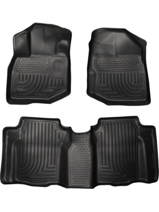 Husky Liners 09-12 For Honda Fit WeatherBeater Combo Black Floor Liners 98491 HUSKY LINERS - Micks Gone Bush