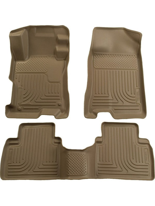 Husky Liners 04-09 For Toyota Prius WeatherBeater Combo Tan Floor Liners 98523 HUSKY LINERS - Micks Gone Bush