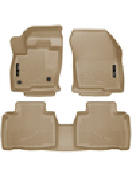 Husky Liners For 2015 Ford Edge WeatherBeater Front & 2nd Row Combo Tan 98783 HUSKY LINERS - Micks Gone Bush