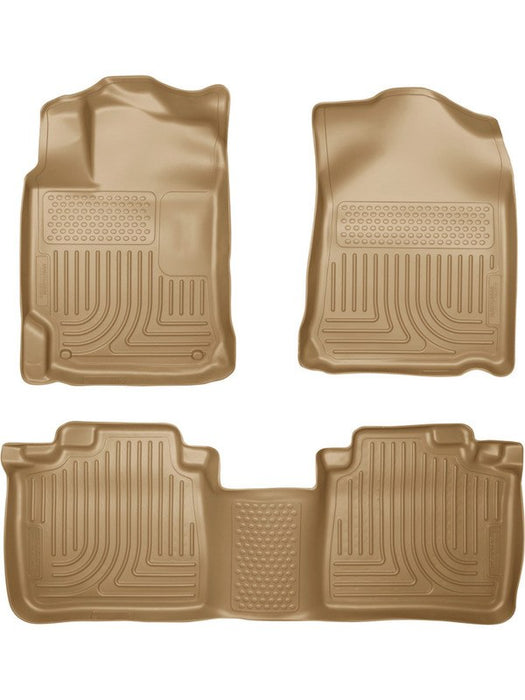 Husky Liners 2012 For Toyota Camry WeatherBeater Combo Tan Floor Liners 98903 HUSKY LINERS - Micks Gone Bush