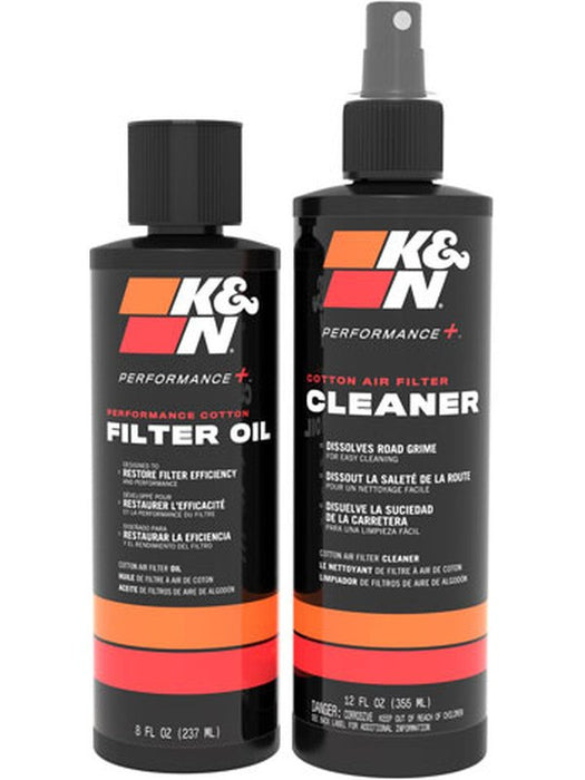 K&N Air Filter Recharger, Cleaner + Squeeze Oil Service Kit [Black] 99-5050BK K&N - Micks Gone Bush