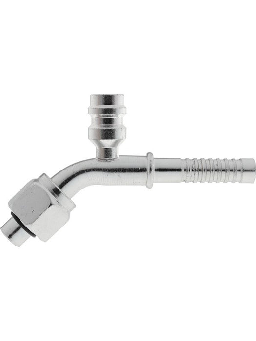 Atco Fitting Air O Crimp #8 45 For With Service Port A00-1312-3 Air Conditioning Fittings ATCO - Micks Gone Bush