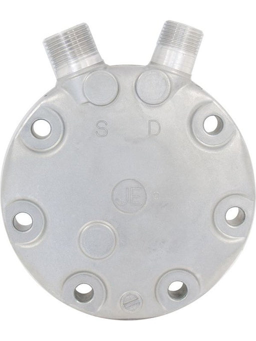 Sanden Cylinder Head Vsto W.Out Service Ports A08-8110 AC Compressor Parts Sanden - Micks Gone Bush
