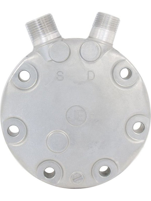 Sanden Cylinder Head Vsto W.Out Service Ports A08-8110 AC Compressor Parts Sanden - Micks Gone Bush