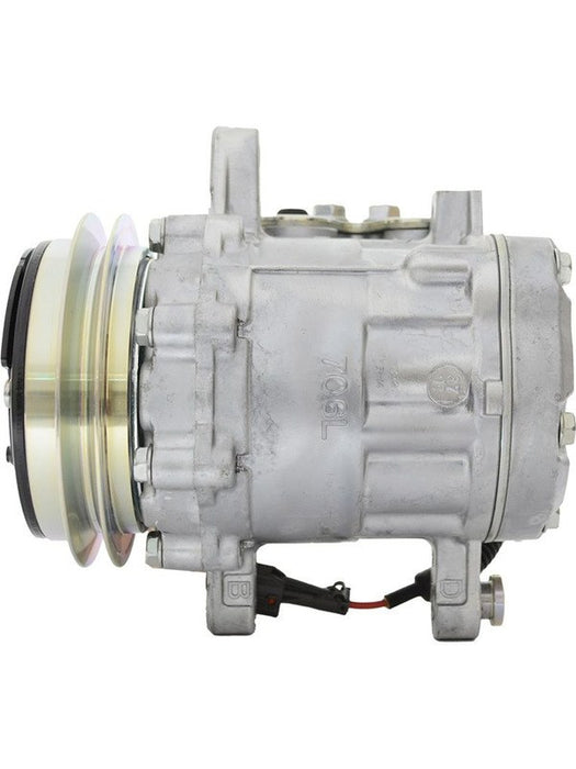 Sanden Compressor Fits Komatsu Excavator Sanden Sd7B10 12V 1Gm 115mm A10-7199 AC Compressors Sanden - Micks Gone Bush