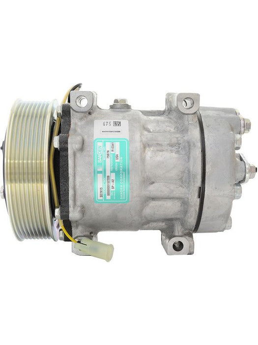 Sanden Compressor Fits Volvo F16 Truck Sd7H15 24V 8Pv A10-7587 AC Compressors Sanden - Micks Gone Bush