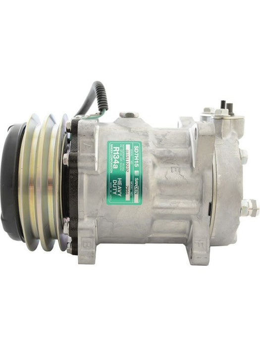 Sanden Compressor Fits Sd7H15 24V 132mm 2A Em V/P Wl Head A10-7991 AC Compressors Sanden - Micks Gone Bush