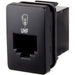Narva OE Style Push Button Switch UHF Radio Symbol 12V Blue Illumination Part No. 63303BL SWITCH NARVA - Micks Gone Bush