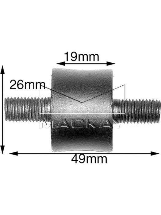 Mackay Engine Mount Universal Holden A666 Motor Mounts Mackay - Micks Gone Bush