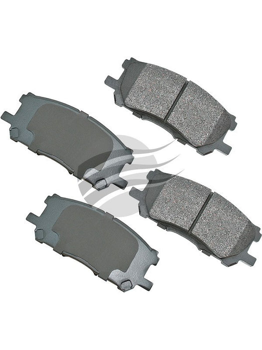 Akebono ProAct Ultra-Premium Ceramic Front Disc Brake Pad Set ACT1005 Akebono Brake Corporation - Micks Gone Bush