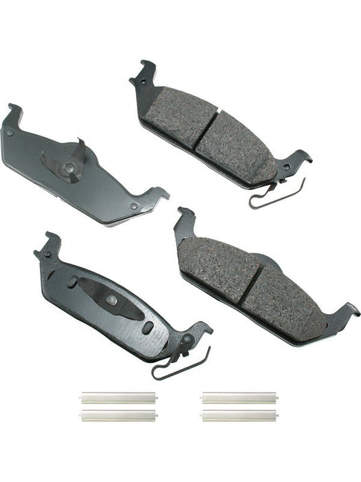 Akebono PROACT Ultra-Premium Brake Pads Rear For Ford F- 150 Lincoln ACT1012A Akebono Brake Corporation - Micks Gone Bush