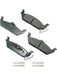 Akebono PROACT Ultra-Premium Brake Pads Rear For Ford F- 150 Lincoln ACT1012A Akebono Brake Corporation - Micks Gone Bush