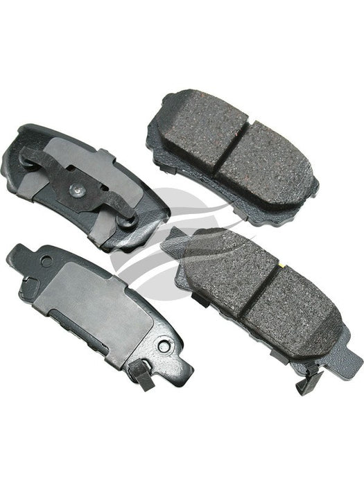 Akebono ProAct Ultra-Premium Ceramic Front Disc Brake Pad Set ACT1037 Akebono Brake Corporation - Micks Gone Bush