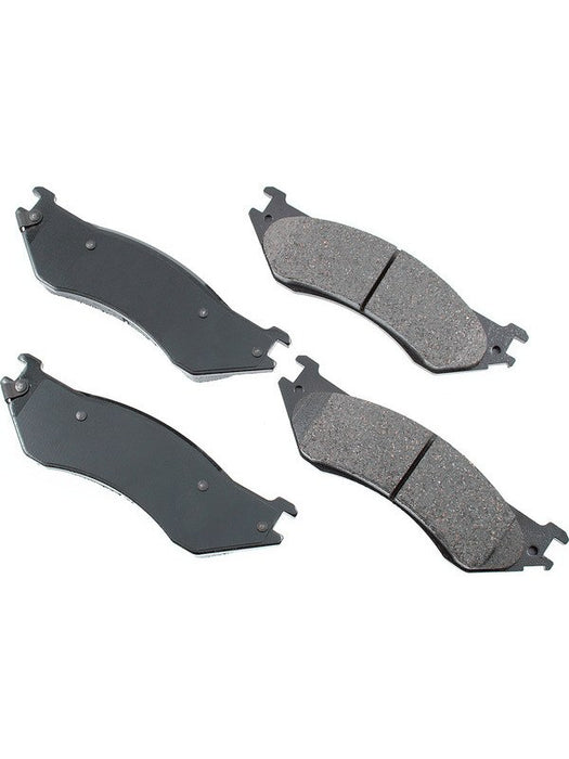 Akebono Brake Pads ProACT Rear For Dodge Fullsize Truck 2000-08 Set of 4 ACT1077 Brake Pads Akebono Brake Corporation - Micks Gone Bush