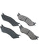 Akebono Brake Pads ProACT Rear For Dodge Fullsize Truck 2000-08 Set of 4 ACT1077 Brake Pads Akebono Brake Corporation - Micks Gone Bush