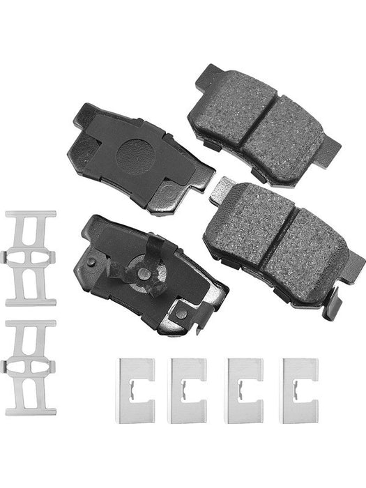 Akebono Brake Corporation Premium Ceramic Brake Pads Rear ACT1086A Akebono Brake Corporation - Micks Gone Bush