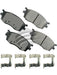 Akebono ProAct Ultra-Premium Ceramic Front Disc Brake Pad Set ACT1156 Akebono Brake Corporation - Micks Gone Bush