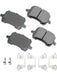 Akebono Brake Pads ProACT Front For Pontiac Chevrolet 2006-2012 Set of 4 ACT1160 Akebono Brake Corporation - Micks Gone Bush