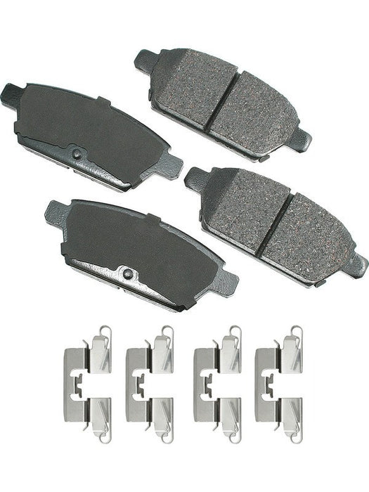 Akebono Brake Pads ProACT Rear For Ford Lincoln Mercury Mazda 06-2013 Set of 4 ACT1161 Akebono Brake Corporation - Micks Gone Bush