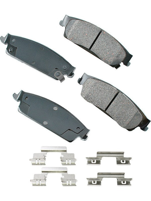 Akebono Brake Pads ProACT Front For GM Fullsize SUV Truck 2007-14 Set of 4 ACT1194A Akebono Brake Corporation - Micks Gone Bush