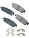 Akebono Brake Pads ProACT Front For GM Fullsize SUV Truck 2007-14 Set of 4 ACT1194A Akebono Brake Corporation - Micks Gone Bush