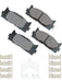 Akebono Brake Corporation Premium Ceramic Brake Pads Front ACT1222A Akebono Brake Corporation - Micks Gone Bush