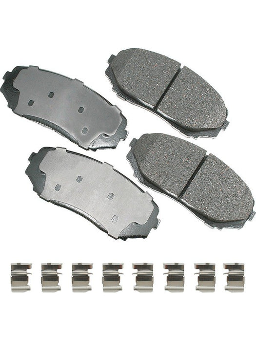 Akebono OEM ProAct Ultra-Premium Ceramic Front Disc Brake Pad ACT1258 Akebono Brake Corporation - Micks Gone Bush