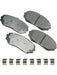 Akebono OEM ProAct Ultra-Premium Ceramic Front Disc Brake Pad ACT1258 Akebono Brake Corporation - Micks Gone Bush